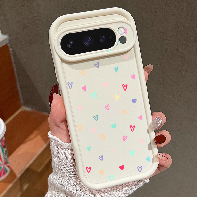 เคสโทรศัพท์แบบนิ่มลายหัวใจสีสั - Google Pixel 9 Pro บทวิจารณ์และราคา