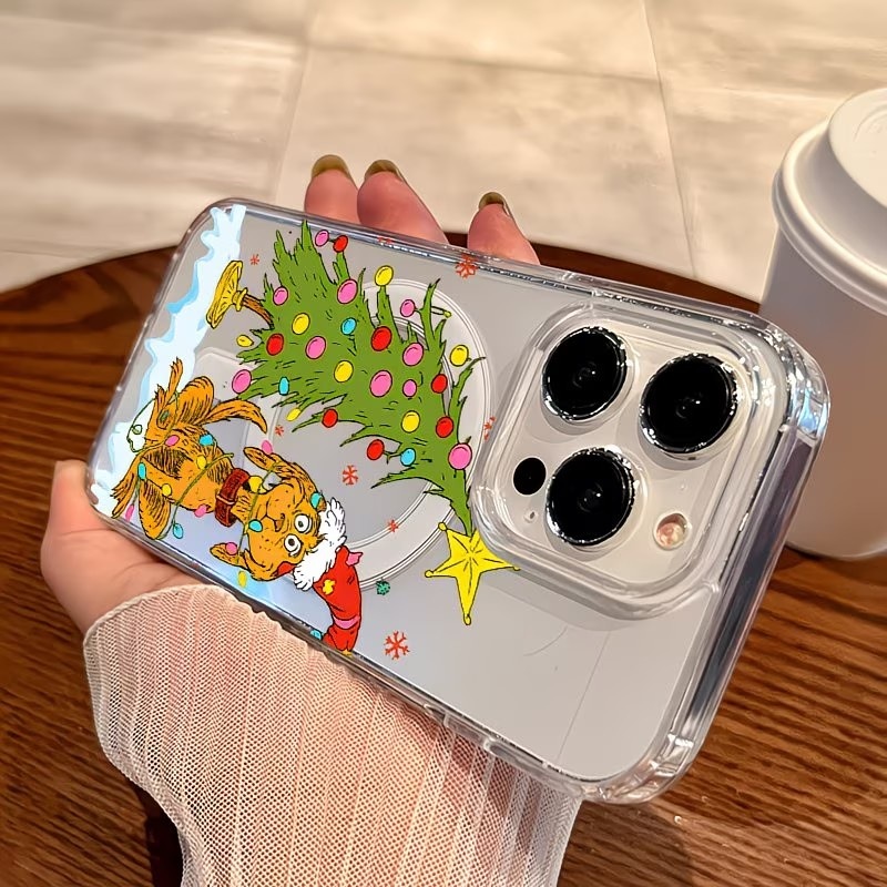 เคสโทรศัพท์ใสลายปาร์ตี้คริสต์ม - Apple Iphone 15 Pro Max บทวิจารณ์และราคา