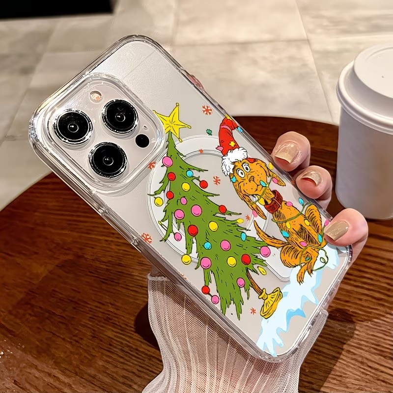 เคสโทรศัพท์ใสลายปาร์ตี้คริสต์ม - Apple Iphone 15 Pro Max บทวิจารณ์และราคา